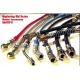 1/8 SIZE 3.2*7.5 Motorcycle Racing Colored /PTFE Steel Braided Brake Line Hose Kits