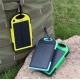 2016 Solor Charger 5000mah Portable Waterproof Solar Power Bank Backup Dual USB Powerbank