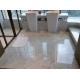 Brushed Italian Carrara White Marble Tiles For Step Abrasion Resistance
