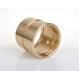 Gold Oil Groove Bushing Copper Sleeve High Strength Long Lifespan