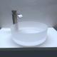 Acid Matt Crystal Glass Wash Basin Vertical Stripes Diecasting Countertop Bathroom Sinks