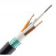 Access Network 2-24core Hybrid Optic Copper Cable / Overhead Fiber Optic Cable