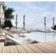Custom Rotational Mould Outdoor Swimming Pool Tables And Chairs Plastic Sunbed