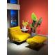Velvet Leisure Sofa Chair Fabric Living Room Chaise Longue Customized