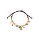 OEM / ODM Stainless Steel Handmade Jewelry Custom Charm Half Woven Rope Bracelets