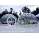 Luxury Event Geodesic Dome Tents Transparent PVC Cover Steel Frame