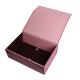 High Quality Custom Printed Pink Color Rigid Cardboard Magnetic Foldable Paper