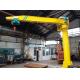 Floor Mounted Rotating Jib Crane 1000kg With Wire Rope Hoist