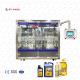 4000BPH Plastic Bottle Metcal Can Lubricant Oil Motor Oil 500ml-5L Piston Filling Machine Packaging Machine