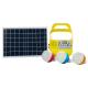 OEM Color Solar Powered Emergency Lights Panel Camp 9W