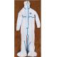 No Stimulus Lightweight Disposable Coveralls , Non Woven Disposable Coverall Suit