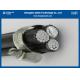 IEC60502 Multi Cores Overhead Insulated Cable 3x120mm2 XLPE Electric Transmission