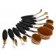 Toothbrush Shaped cosmetic brushes for makeup , 10pcs / set