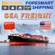 40FT FCL Sea Shipping From China To USA