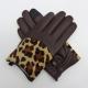 Full Finger Motorcycle Leather Touchscreen Gloves , Leather Hand Gloves Plain Style