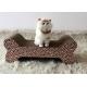 Training Cat Scratch Pad Cardboard Customized Shaped With Distinctive Smell