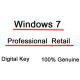 Genuine Microsoft Windows 7 License Key Professional Full Retail Version