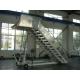 Heavy Duty Aircraft Boarding Stairs 196 L x 156 W Centimeter Platform Dimension