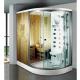 Enclosure Steam Shower Cubicle Glass Shower Cabin Adjustable Temperature