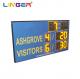 Electronic Led Wireless Table Tennis Digital Scoreboard With Customized Club Name