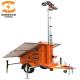 Solar Powered Lighting Towers 5 Sections Height 7M Tower Solar Light
