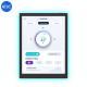 9.7'' Android 13 Tablet LED Light Bar RJ45 With POE Smart Home Tablet