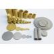 1 5 10 20 50 100 Microns Bronze Disc Sintered Metal Powder Filter