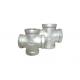 White Malleable Iron Reducing Plumbing Pipe Fittings Socket Weld Cross Eco Friendly