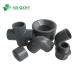 UV Radiation Pn16 Wall Thickness DIN Standard Plastic PVC Tee Elbow Coupling Pipe Fitting