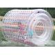 Commercial kids TPU inflatable water zorb roller with colorful reinforce dots