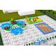 Large Inflatable Bouncy Jumping Castle Water Park Playground Slide With Swimming Pool Outdoor Amusement Children