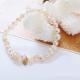 White Handmade Beaded Bracelets Small Freshwater Pearl Stone Bead Bracelet Jewelry