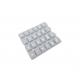 High Conductivity Silicone Rubber Key Pad With Carbon And Gold Pill Contacts