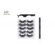 6D Faux 5Pairs Different 25mm Volume Eye Lashes