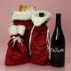Christmas Velvet Wine Bag