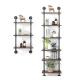 Home Decor Storage Rustic Urban Steel Pipe Wall Mounted Shelf Brackets with 3/4 Inches