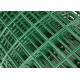 Green 25m Pvc Coated Wire Mesh Rolls Hardware Cloth With Straight Edge For Fences