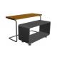 High Level Clothes Display Stand Iron Powder Coating Veneer Board Nesting Table