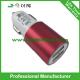 aluminium alloy 2 USB car charger 5V 2.1A multiple colors available