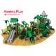 Commercial Funny Happy Outdoor Playground Slides , Big Outdoor Playground Toys