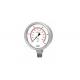 Micro Low Differential Pressure Gauge Vibration / Shock Resistant With Liquid Filling