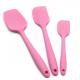 non-stick food grade BPA Free silicone baking spatula set of 3-piece