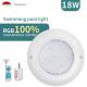 18W IP68 Surface Mounted LED Swimming Pool Lights Synchronous Control 520LM
