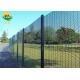 Green Ral 6005 Anti Climb 358 Mesh Fencing Panels 2.3m Height 540-690N/m2