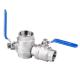 Check Structure Carbon Steel 2PC Flanged Trunnion Ball Valve with Fire Safe Design
