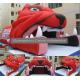 BLue color inflatable helmet tunnel school rugby sports with customized logo