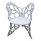 Single Butterfly Wrought Iron Chairs And Circle Table OEM Weather Resistant