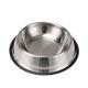 Stainless Steel 600ml Pet Feeder Bowl 5.4cm Dog Food Feeder