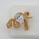 trendy snake shape Swiss Cubic Luxury Zircon crystal ring jewelry gift For Women fashion