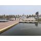 Durable Marina Aluminum Floating Docks Constructed With WPC Decking LLDPE Floaters